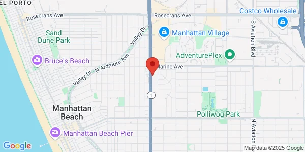 Map of 2200 N Sepulveda Blvd Manhattan Beach, CA 90266