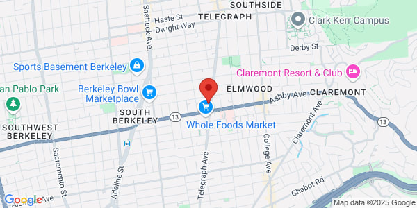 Map of 2920 Telegraph Ave Ste 200 Berkeley, CA 94705