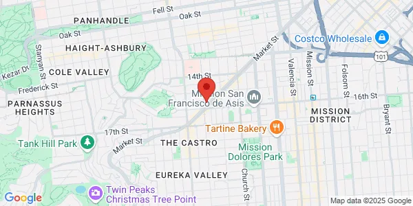 Map of 2288 Market St San Francisco, CA 94114