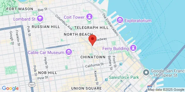 Map of 170 Columbus Ave Ste 110 San Francisco, CA 94133