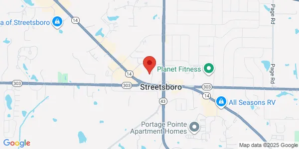 Map of 9318 State Rte 14 Streetsboro, OH 44241