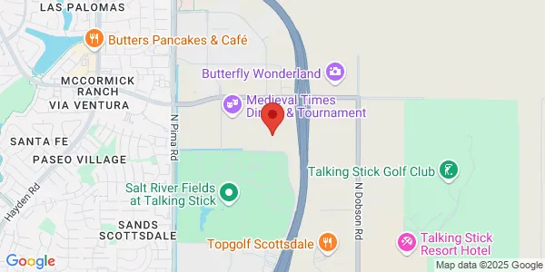 Map of 9237 E Via De Ventura Ste 220 Scottsdale, AZ 85258