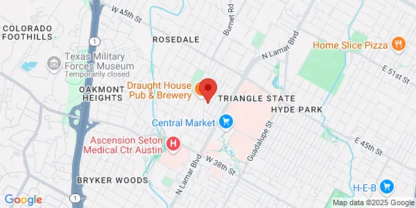 Map of 4107 Medical Pkwy Ste 217 Austin, TX 78756