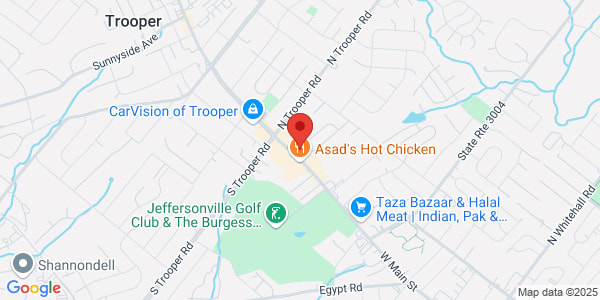 Map of 2521 W Main St Norristown, PA 19426