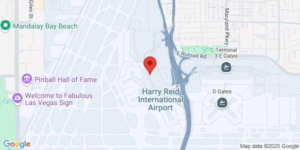 Map of 5757 Wayne Newton Blvd Terminal 1, Level 2 Las Vegas, NV 89111