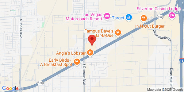 Map of 4760 Blue Diamond Rd Ste 110 Las Vegas, NV 89139