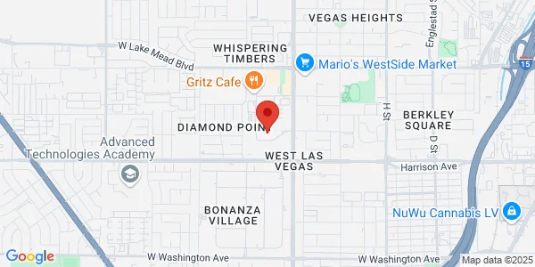 Map of 1700 Wheeler Peak Dr Las Vegas, NV 89106