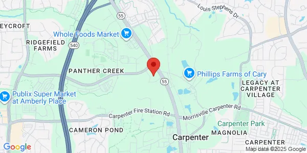 Map of 6715 McCrimmon Pkwy Cary, NC 27519