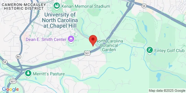 Map of 590 Manning Dr Chapel Hill, NC 27514