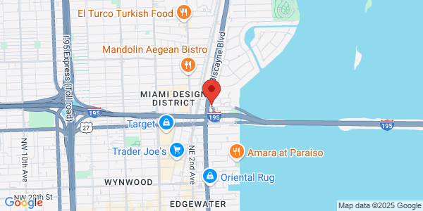 Map of 3801 Biscayne Blvd Ste 100 N Miami Beach, FL 33137