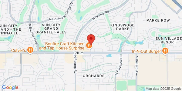 Map of 15294 W Brookside Ln Ste 105 Surprise, AZ 85374