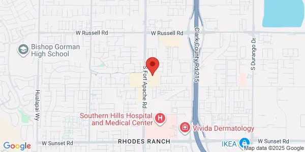 Map of 6040 S Fort Apache Rd Ste 100 Las Vegas, NV 89148