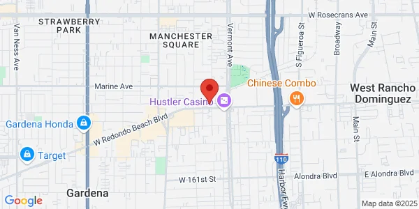 Map of 1141 W Redondo Beach Blvd Ste 105 Gardena, CA 90247