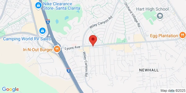 Map of 24036 Lyons Ave Santa Clarita, CA 91321