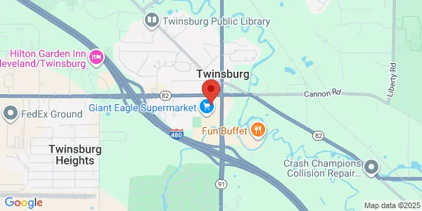 Map of 2700 E Aurora Rd Ste F Twinsburg, OH 44087
