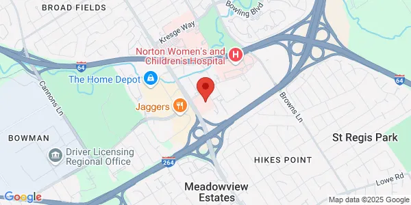 Map of 3920 Dutchmans Ln Louisville, KY 40207