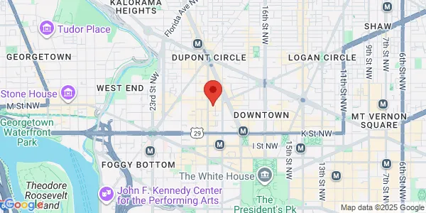 Map of 1145 19th St NW Washington, DC 20036
