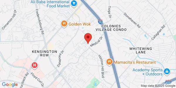 Map of 3939 Medical Dr Ste 100 San Antonio, TX 78229