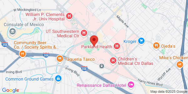 Map of 5323 Harry Hines Blvd Dallas, TX 75390