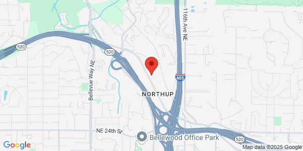 Map of 3100 Northup Way Bellevue, WA 98004