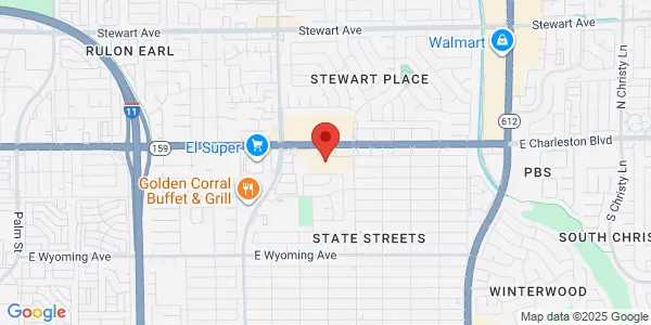 Map of 4461 E Charleston Blvd Las Vegas, NV 89104