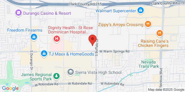 Map of 7235 S Buffalo Dr Las Vegas, NV 89113