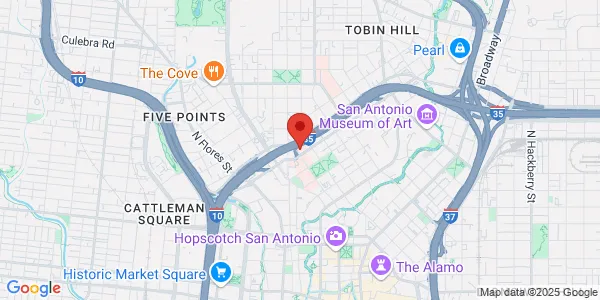 Map of 215 E Quincy St Ste 604 Arrhythmia Associates of South Texas San Antonio, TX 78215