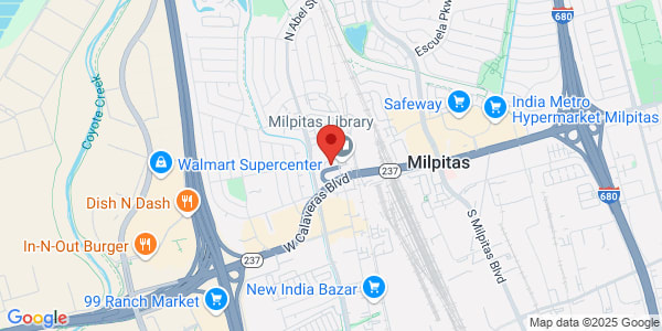 Map of 143 N Main St Milpitas, CA 95035