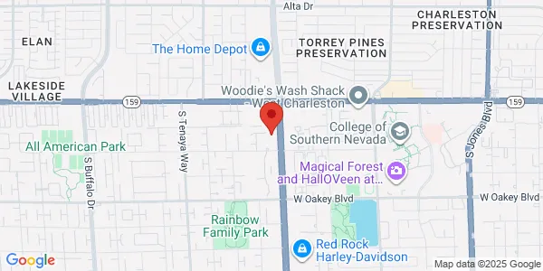 Map of 1321 S Rainbow Blvd Ste 101 Las Vegas, NV 89146
