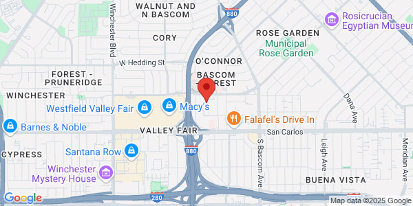 Map of 125 Ciro Ave Ste 220 San Jose, CA 95128