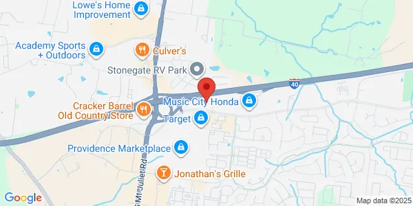 Map of 64 Belinda Pkwy Ste 200A Mt. Juliet, TN 37122