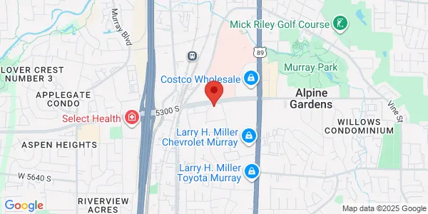 Map of 5323 South Woodrow St #101 Murray, UT 84107