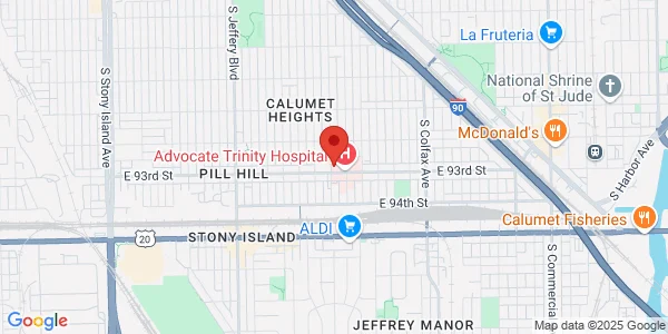 Map of 2320 E 93rd St Chicago, IL 60617