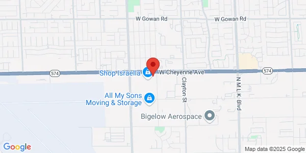 Map of 2455 W Cheyenne Ave North Las Vegas, NV 89032