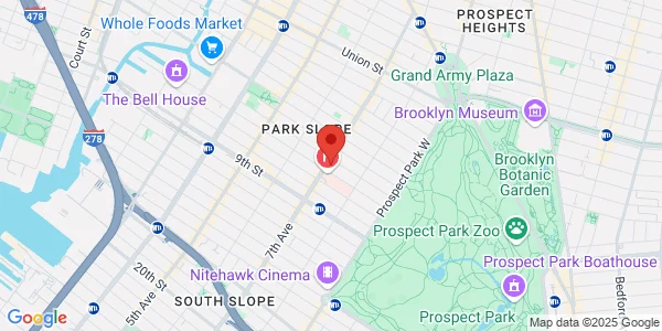 Map of 263 7th Ave Ste 5E Brooklyn, NY 11215