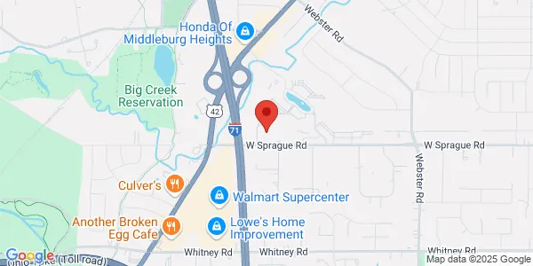 Map of 16600 W Sprague Rd Ste 80 Cleveland, OH 44130