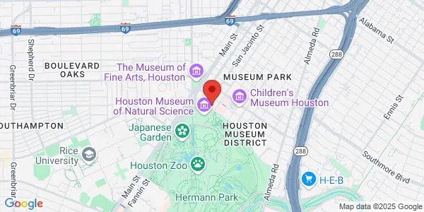 Map of 1213 Hermann Dr Ste 720 Houston, TX 77004