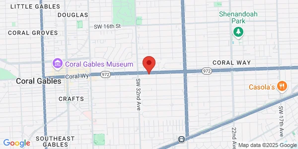 Map of 3146 Coral Way Miami, FL 33145