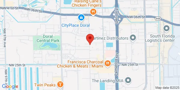 Map of 3155 NW 82nd Ave Ste 101 Miami, FL 33122