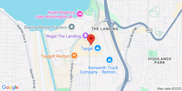 Map of 1205 N 10th St Ste A Renton, WA 98057