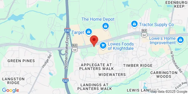 Map of 6602 Knightdale Blvd Ste 108 Knightdale, NC 27645