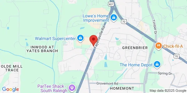 Map of 4530 Fayetteville Rd Raleigh, NC 27603