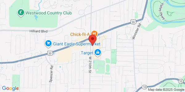 Map of 3530 Westgate Ste D-432 Fairview Park, OH 44126