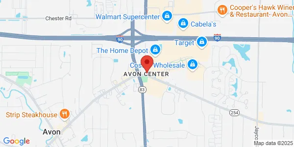 Map of 36000 Detroit Rd Ste 200 Avon, OH 44011