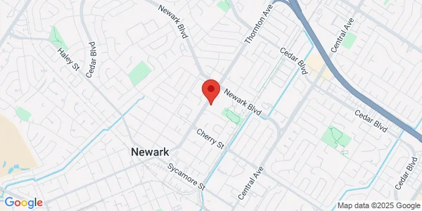 Map of 6236 Thornton Ave Newark, CA 94560