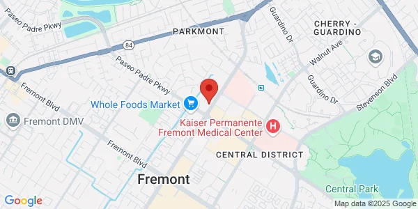 Map of 2557 Mowry Ave Ste 12 Fremont, CA 94538