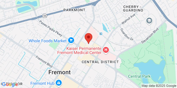 Map of 2500 Mowry Ave Suite #222 Fremont, CA 94538