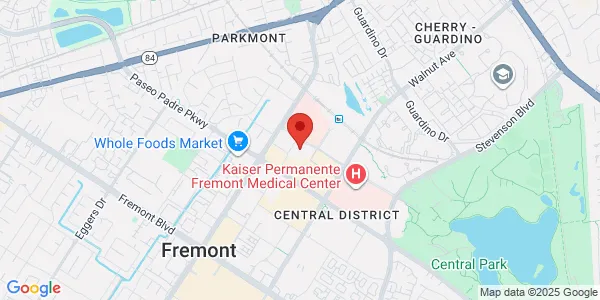 Map of 2500 Mowry Ave Ste 255 Fremont, CA 94538