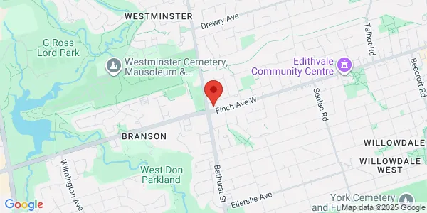 Map of 4949 Bathurst St Suite 100 Toronto, ON M2R 1Y1 Canada