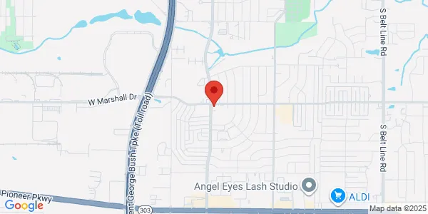 Map of 1801 S Carrier Parkway Grand Prairie, TX 75051